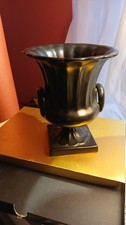 2 x BLACK URN JARDINIERE MADE