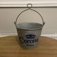 Corona Extra Metal Ice Bucket Made In Mexico