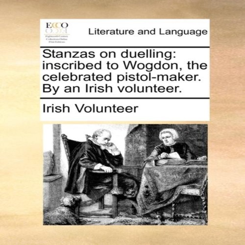 Stanzas duelling inscribed - stanzas, on