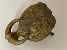 Vintage Large Solid Cast Brass