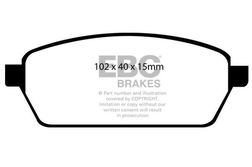 Ebc ultimax front - front, pads
