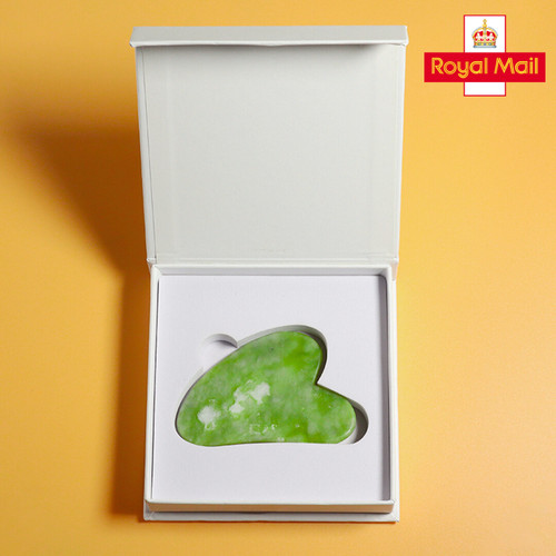 Natural jade gua sha - jade, board