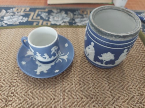 Vintage blue white - vintage, &