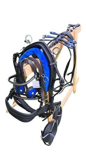 Leather tiedown driving cart - tiedown,