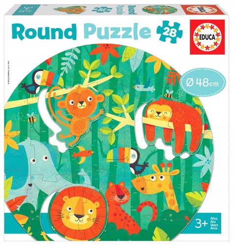 Educa piece round jungle - educa,