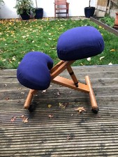 Wooden Kneeling Orthopaedic Ergonomic Posture Office Stool Chair Seat vintage