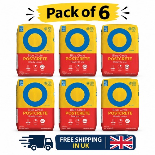 Postcrete 20kg blue circle - postcrete,