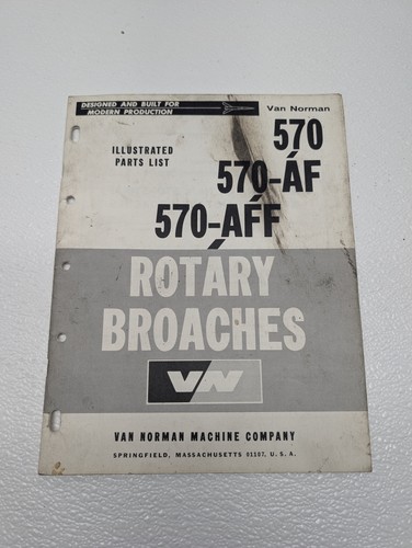 Van norman 570 - 570-, 570-aff