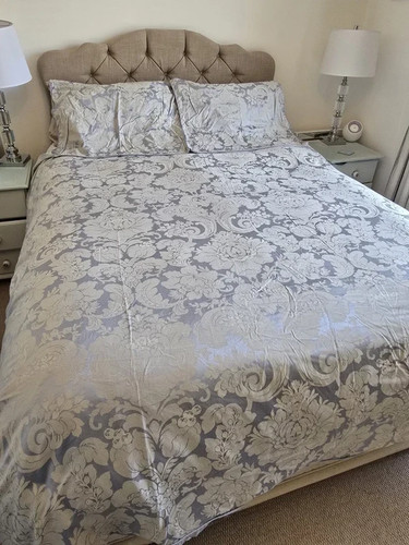 Bedeck jacquard damask - jacquard, blue