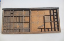 Antique Wooden Printers Drawer