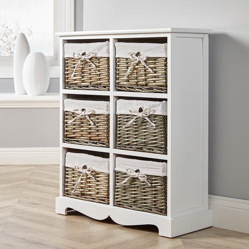 White wooden chest - wooden,