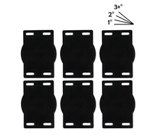 Cleat WEDGES 1 degree x 6 for