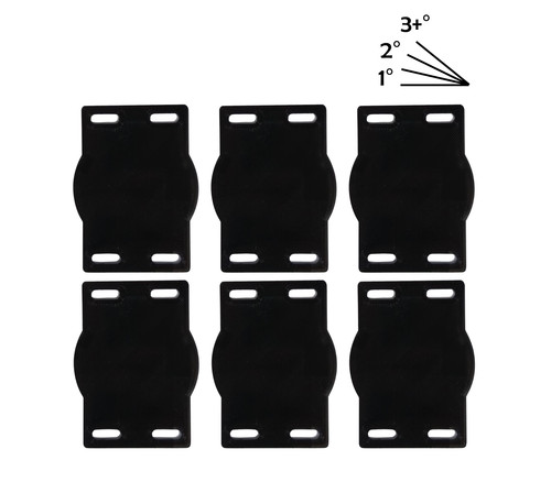 Cleat wedges degree - x, 6