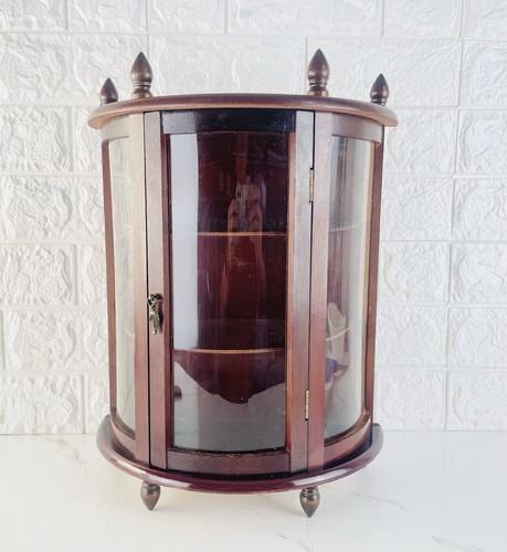Vintage wooden shelf curved - vintage,