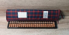 Vintage Japanese Abacus/Soroban In Its Carrying Case 23 Digit Model