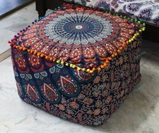 Pouf ottoman ethnic indian - pouf,
