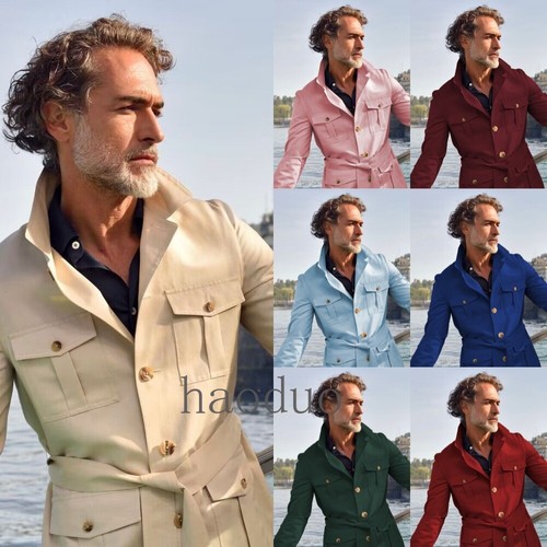 Men safari jacket with - men,