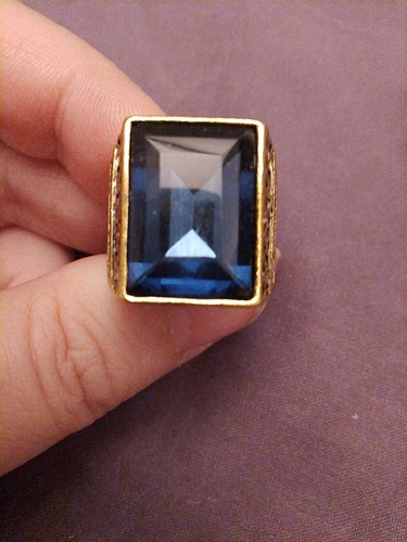 Ring with emerald cut - ring,