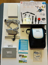 Nintendo Wii Console RVL-001 with Sports Resort & Sport Pack  *NO CONTROLLERS