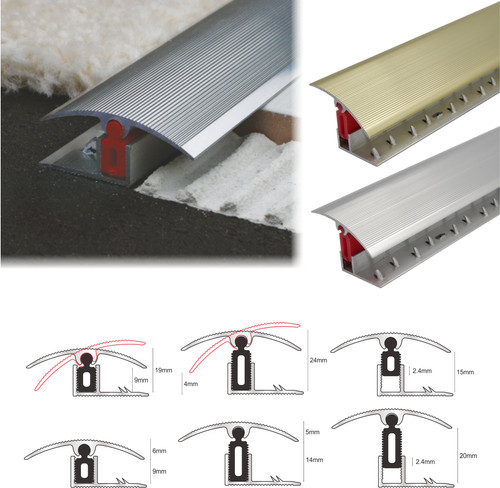 Aluminium carpet door - carpet,