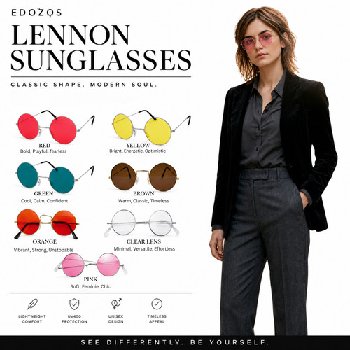 John lennon lens - john, retro