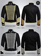 Pamposh Mens Hussar Jacket Steampunk Napoleon Military Drummer Parade Jackets