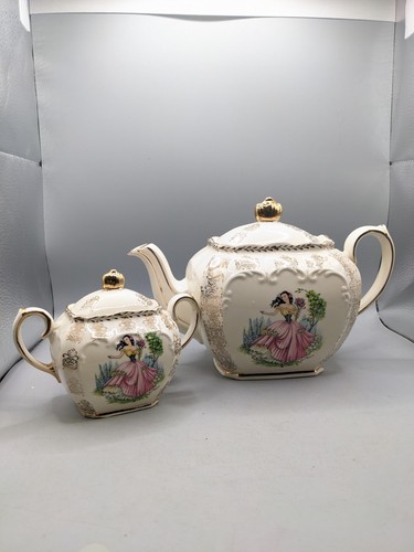 Vintage sadler cube teapot - teapot, and