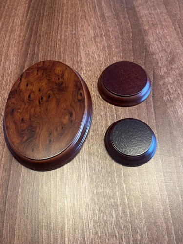 Wooden display plinths - wooden,