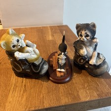 3 SEPARATE CUTE VINTAGE CAT