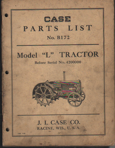 Original case model tractor - original, l