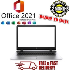 HP ProBook 470 G3 17.3" Inch WIN10 Office i7 32GB RAM 128GB 1TB SSD VAT Laptop