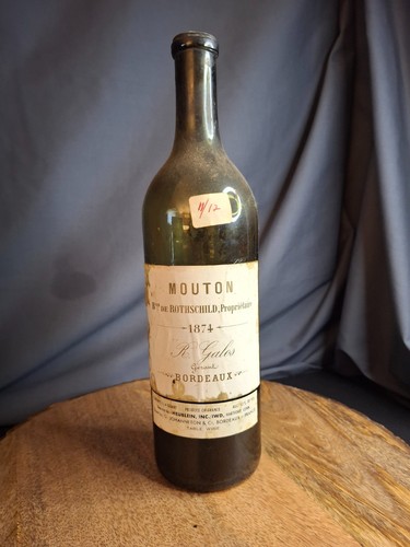Rare 1874 chateau mouton - 1874,