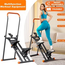 Vertical Climber Stair Stepper Machine For Home Gym Exercise with LCD Monitor UK