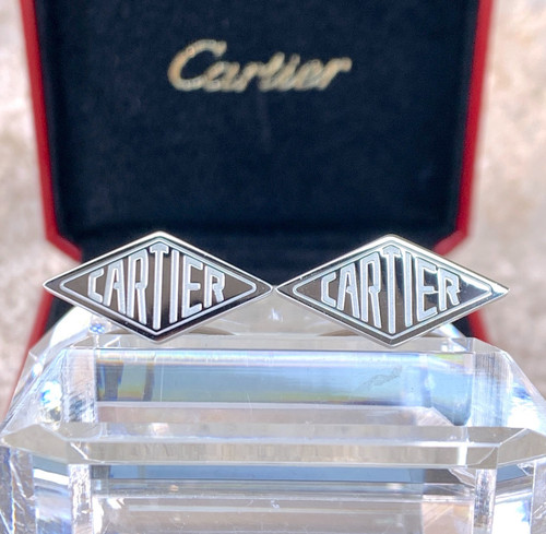 Cartier cufflinks rare losange - cartier,