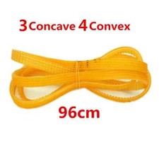 2Pcs Wheel Balancer Machine Transmission PU Belt 3 Concave 4 Convex 96cm New