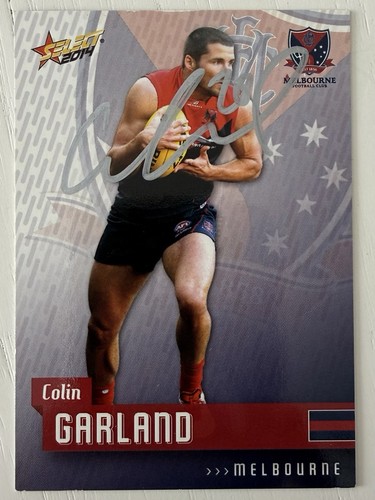Colin garland signed 2014 afl - colin,