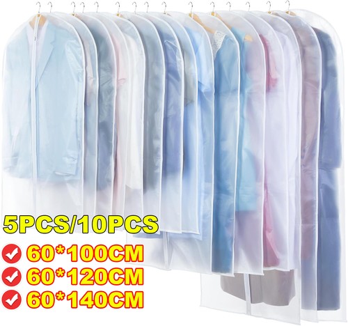10x hanging garment bags zip - bags,