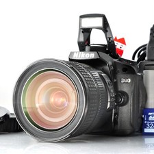 Nikon D90 Camera Body + AF-S 24-120mm Lens from Japan [Exc+5]