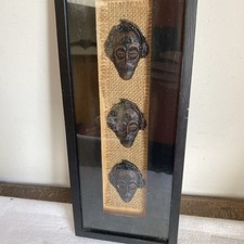 Small Framed Ethnic Masks 
