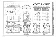 Copy Lathe: Top, Side View