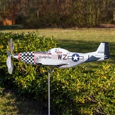 Metal Airplane Weather Vane