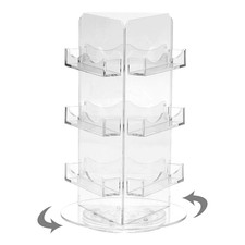 3 Tier Acrylic Cards Rotating
