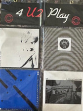 U2   4 U2 Play 4 x 7" Vinyl Singles Pack Ireland  RARE CBS SUNBURST LABEL  NEW