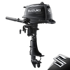 New Suzuki DF5 Four-Stroke Outboard Boat Motor Engine | 5hp