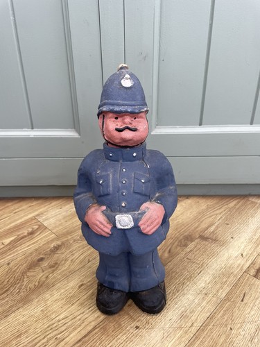 Antique papier mache policeman - papier,