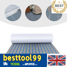 95x35" EVA Foam Faux Teak Boat Decking Sheet Sea Deck Marine Yacht Boat Flooring