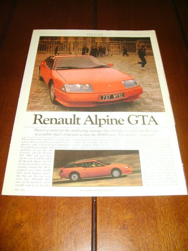 1985 renault alpine gta - alpine,
