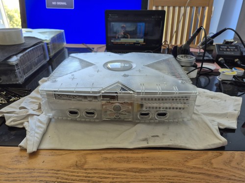 Original crystal xbox new - original,