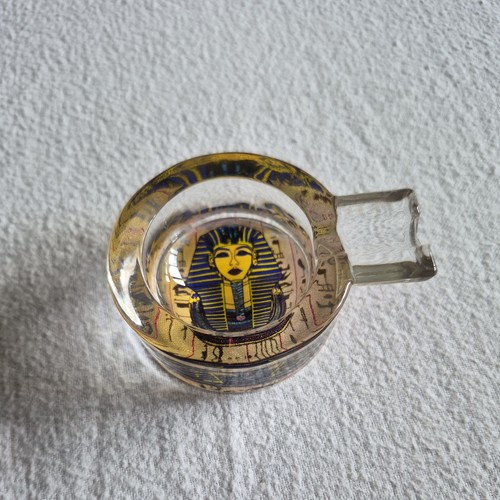 Vintage tutankhamun glass - vintage,