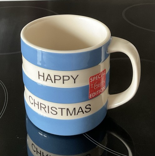 Green cornishware happy - green,